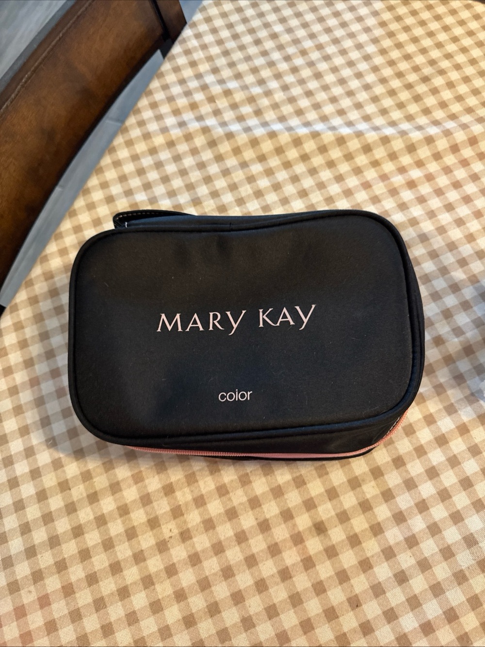 Mary Kay Black and Pink Travel Makeup Case